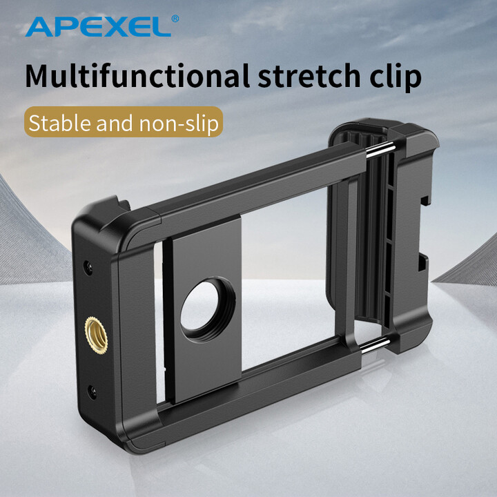 APEXEL 17mm Thread Universal clip 66-95mm Extendable Clamp Lens Used For Live Photography For APEXEL Lenses Most Smartphones