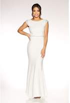 Thumbnail for your product : Quiz Lucia White Pearl Embellished Bridal Dress