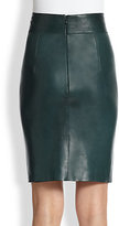 Thumbnail for your product : Akris Nappa Leather Pencil Skirt