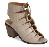 Thumbnail for your product : Kelsi Dagger Brooklyn 'Katreena' Leather Open Toe Bootie (Women)