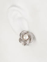 Thumbnail for your product : Damiani 2.94ctw Pearl and Diamond Swirl Earrings