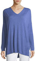 Thumbnail for your product : Eileen Fisher Ultrafine Merino V-Neck Tunic, Plus Size
