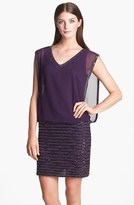Thumbnail for your product : J Kara Embellished Sleeveless Short Dress