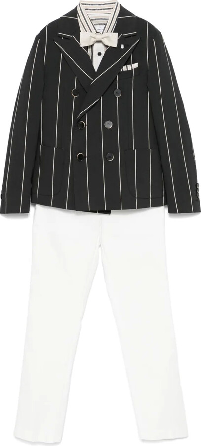 Colorichiari Striped Suit (Set Of Three)