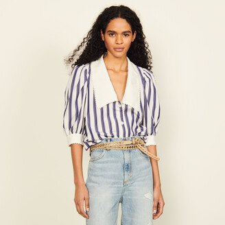 Sandro Striped Top | Shop the world's largest collection of 