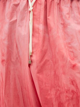 Umit Benan X F.r.s - Jeff Marble-print Cotton-poplin Pyjama Trousers - Pink