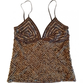 Thumbnail for your product : Blumarine Grey Silk Top