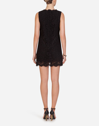 Dolce & Gabbana Short sleeveless lace dress