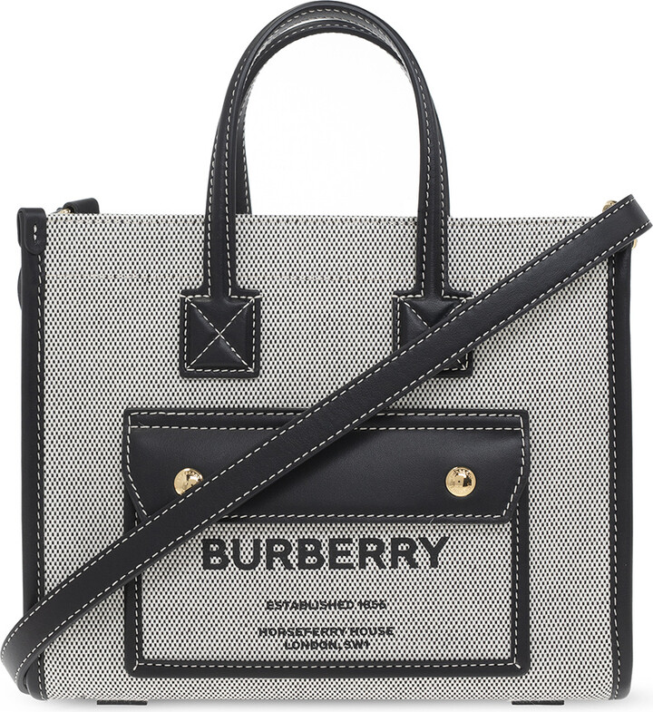 Burberry 'Freya' Shopper Bag - Grey - ShopStyle