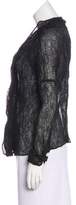Thumbnail for your product : Issey Miyake Fete Embroidered Plissé Top