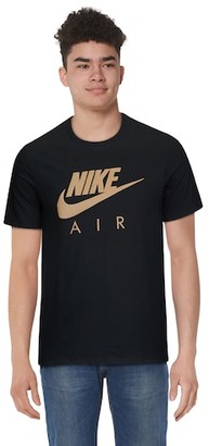 Nike Air T-Shirt - Black / Gold Reflective - ShopStyle Activewear Tops