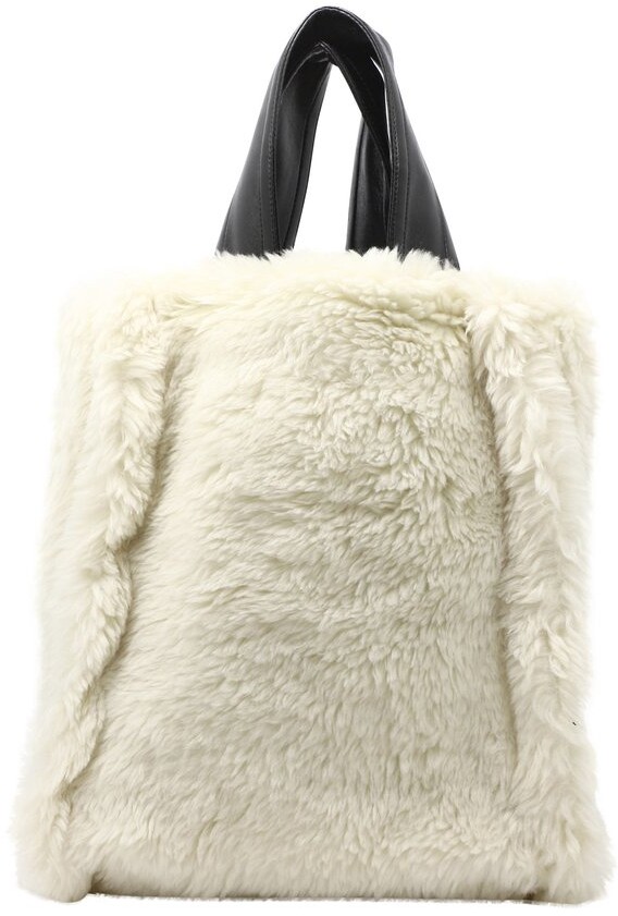 Stand Studio Yvette Quilted Faux Leather Bucket Bag - Women - White Mini Bags