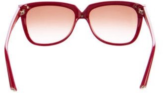 Valentino Square Gradient Sunglasses