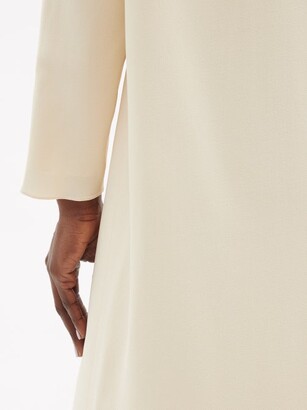 The Row Larina Crepe Tunic Dress - Cream