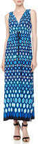 Thumbnail for your product : Laundry by Shelli Segal Geometric-Print Maxi Dress, Blue Beret