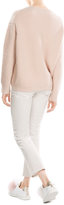 Thumbnail for your product : Vince Wool-Silk-Cashmere Ribbed Knit Pullover