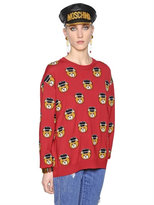 Thumbnail for your product : Moschino Bears Intarsia Merino Wool Knit Sweater