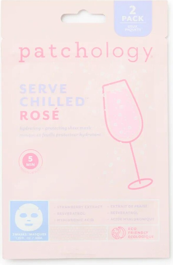 Patchology Serve Chilled Rose Face Mask 2 Pack