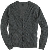 Thumbnail for your product : J.Crew Italian cashmere V-neck cardigan in dot