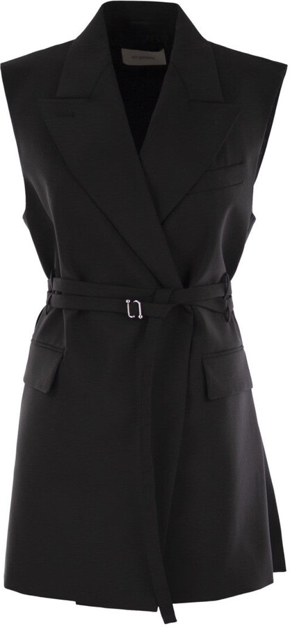Sportmax Ciurma - Sleeveless Long Blazer