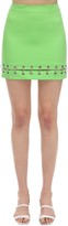 Thumbnail for your product : Ireneisgood High Waist Mini Skirt W/ Metal Rings