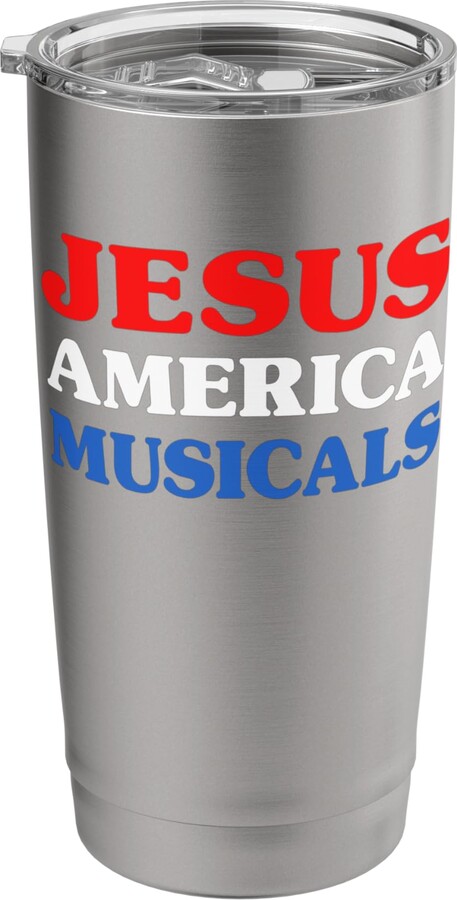 America and Musicals Apparel Co Musicals I Love Musicals Jesus and Musicals Stainless Steel Insulated Tumbler