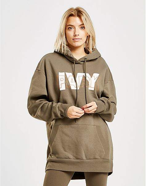 ivy park layer logo overhead hoodie