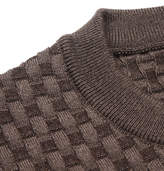 Thumbnail for your product : Tod's Slim-Fit Basketweave Merino Wool And Silk-Blend Sweater