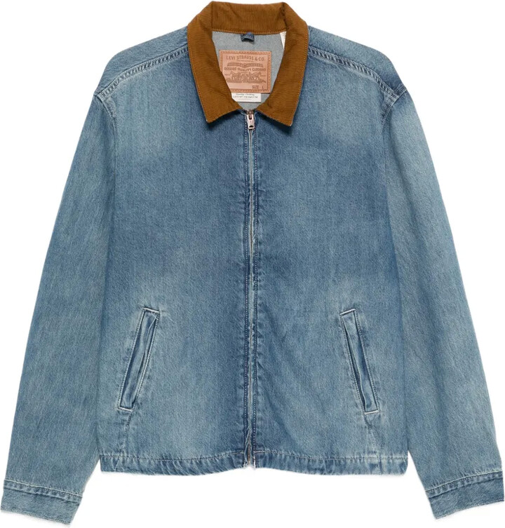 Levi's Textured-Collar Zip-Up Jacket