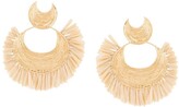 Thumbnail for your product : Gas Bijoux Luna Wave raffia earrings