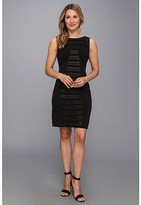 Thumbnail for your product : Anne Klein Lolo Lace And Compact Knit Dress