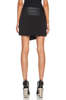 Thumbnail for your product : Ohne Titel Belted Tencel-Blend Skirt in Black