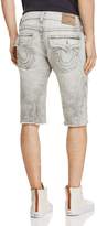Thumbnail for your product : True Religion Rocco Slim Fit Denim Cutoff Shorts in Light Rail