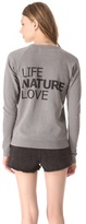 Thumbnail for your product : Freecity I Love You Raglan Sweater