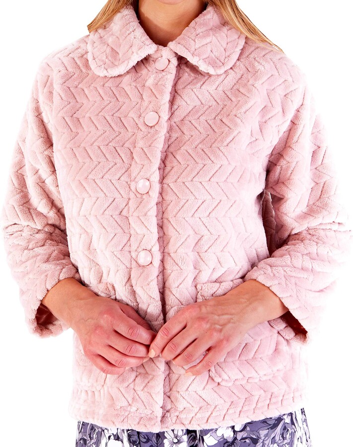 pink bed jacket