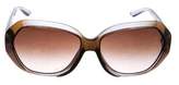 Thumbnail for your product : Tory Burch Gradient Logo Sunglasses