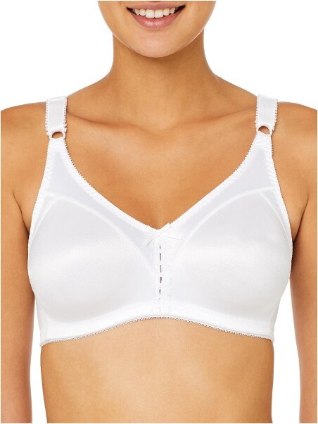Bali Double Support Tailored Wireless Lace Up Front Bra 3820 - Macy's