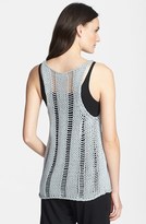 Thumbnail for your product : Eileen Fisher Organic Cotton Racerback Tank Sweater