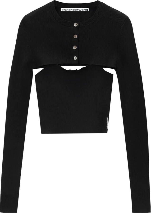 Alexander Wang Ribbed-Knit Two-Piece Set