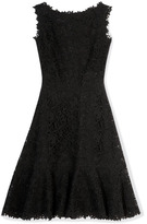 Thumbnail for your product : Valentino Sleeveless Dress with A Line Voulant Hem