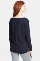 Thumbnail for your product : Majestic Dolman Sleeve Cotton Blend Sweater