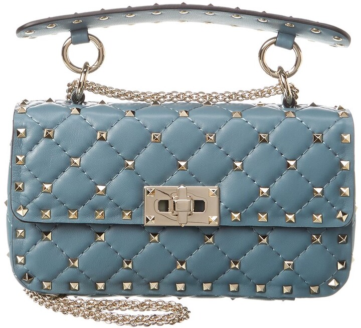 rockstud shoulder bolsa valentino