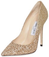 Thumbnail for your product : Jimmy Choo 120mm Anouk Glittered Pumps