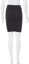 Thumbnail for your product : Isabel Marant Leather Knee-Length Skirt