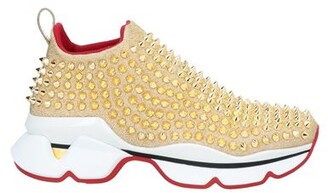 Christian Louboutin Gold Women's Shoes | Shop the world's largest  collection of fashion | ShopStyle