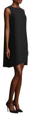 Eileen Fisher Roundneck Pleated Dress