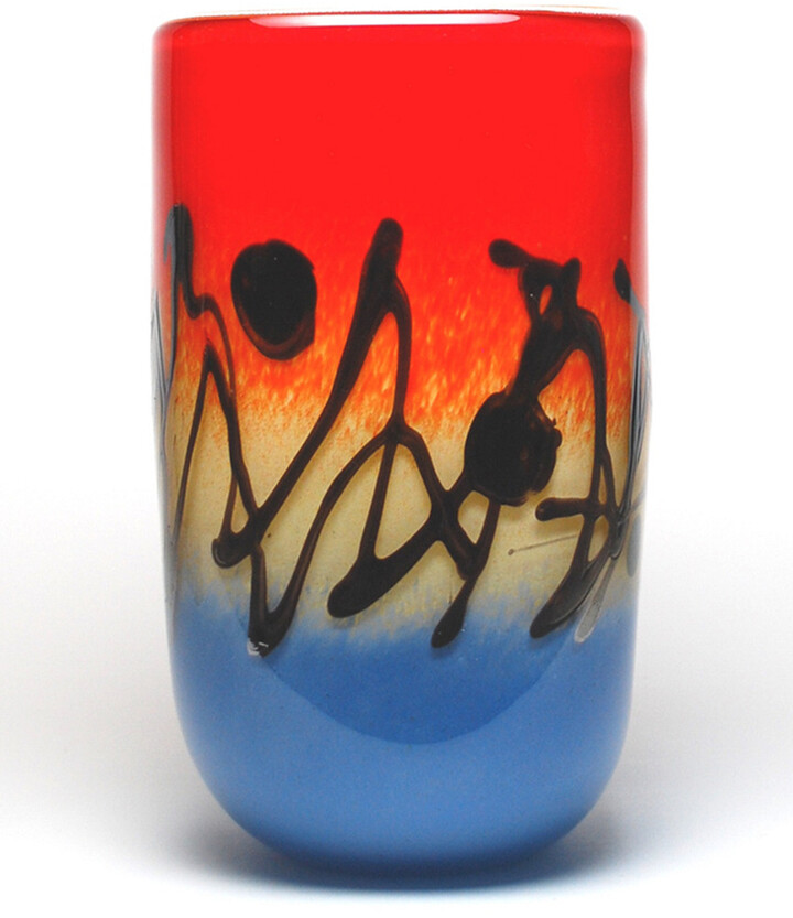 Murano Art Collection European Art Glass Odyssey Square Vase ShopStyle