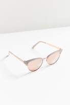Thumbnail for your product : Urban Outfitters Havana Slim Cat-Eye Sunglasses