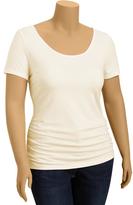 Thumbnail for your product : Old Navy Women's Plus Side-Shirred Tees