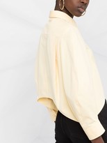 Thumbnail for your product : Alexander McQueen Cropped Poplin Shirt